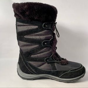 Khombu Black Winter Boots Size 8